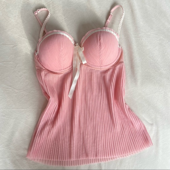 LA VIE EN ROSE Pink Corset -36C - Picture 4 of 8